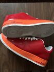 Size 12 - Nike Air Force 1 Supreme Seamless Red + Orange