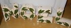VINTAGE NOEL LETTER CANDLE HOLDERS W/HOLLY BERRY 