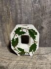 Vintage Christmas NOEL Replacement Letter “O” Ceramic Candle Holder Japan Holly