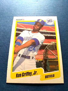 1990 Fleer Baseball Ken Griffey Jr Second Year #513 HOF Factory Set Break NM-MT