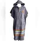 Free People Slowtide Ranger Beach Swim Coverup Changing Towelling Hooded Poncho