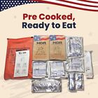 Choose from 2-4-6-8 Meals HUMANITARIAN DAILY RATION MRE  Insp/Test Date 12/ 2023