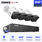 ANNKE 8CH 6MP NVR 5MP Audio POE IP Security Camera System Outdoor Night Vision