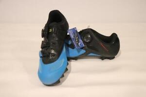New Mavic Crossmax Elite MTB Blue Mountain Bike Shoes 42 2/3 9 SPD 2-Bolt Men's