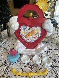 Vintage Care Bears Care A Lot Playset Heart ( Not Complete) Carrying Case Toy