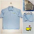 Peter Millar Masters Mens Large Golf Shirt Polo Blue White Striped