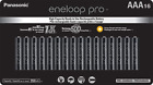 Eneloop Pro AAA High Capacity Ni-Mh Pre-Charged Rechargeable Batteries, 16-Batte