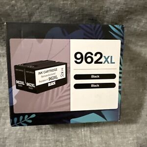 2PK For 962XL Black (3JA03AN) Ink Cartridges