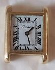 VINTAGE AUTHENTIC LADIES CARTIER TANK WATCH - 18K GOLD ELECTROPLATED UNTESTED