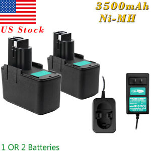 3500mAh 12V Battery/Charger for Bosch BAT011,2607335054,2607335090,BH1214MH