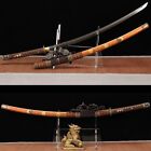 Tachi T10 Steel Katana Battle Ready Sharp Japanese Samurai Sword Real Hamon