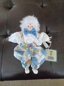New ListingVintage Classic Treasures Porcelain Clown Doll Cassidy with Tag