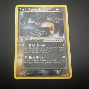 Dark Marowak 7/109 - Non-Holo Rare - EX Team Rocket Returns - Pokemon Card - NM