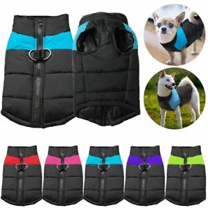 Pet Dog Vest Jacket Warm Waterproof Clothes Winter Padded Coat  Small/Large US