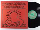 VERY SPECIAL CHRISTMAS Various Artists A&M LP VG++ embossed keith haring cover p