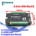 USB Port 6 Axis Mach3 125KHz NVCM Stepper Motor Control Card CNC Controller Kit