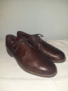 Allen Edmonds Port Washington Dark Brown Plain Toe Men's Size 11 D Leather Shoes