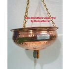 Shirodhara Copper Pot for Ayurveda Panchakarma with oil flow control valve Pro U