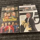 Knives Out + No Time To Die W/Slipcovers (4K Ultra HD/Bluray, Daniel Craig Lot)