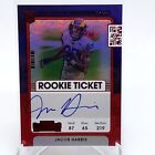 2021 Contenders Optic Jacob Harris Red Zone Rookie Ticket Autograph variation