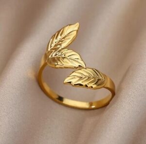 Stainless Steel Ring for Women Gold Color Classic ring woman ring adjustable