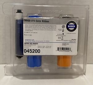 New ListingHID Fargo DTC Color Ribbon Model 045200 Brand New YMCKO 500 Images
