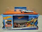Hot Wheels Race Case Track Set With 2 Cars + Carrying Case ~NEW