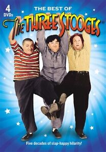THE BEST OF THE THREE STOOGES New Sealed 4 DVD Set 11 Hours