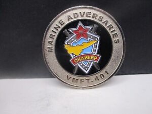 US Marine Corps Fighter Training Squadron VMFT-401 Snipers Challenge Coin