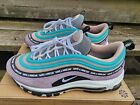 Nike Air Max 97 Have a Nike Day - Space Purple/White-Black-Wash Coral - Size 11