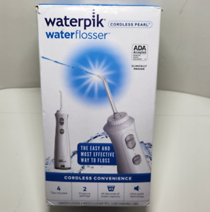 Waterpik Cordless Pearl Rechargeable Portable Water Flosser for Teeth Gums Brace