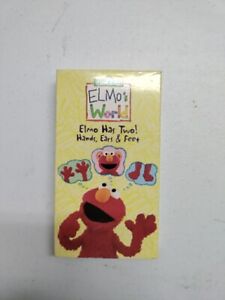 Elmo Has Two Hands Ears And Feet VHS 2004 Elmo's World Sesame Street TESTED!!