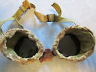 New ListingWW II FOSTER GRANT PILOT GOGGLES ALPACA LINED IN CASE VINTAGE