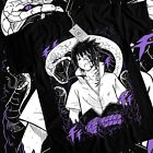 Sasuke Uchiha T-Shirt Naruto Jiraya Hinata Itachi Anime Horror Shirt All Size