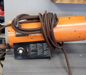 Dayton 3Ve56 Torpedo Portable Gas Heater, Natural Gas, 150,000 Btuh, 435 Cfm