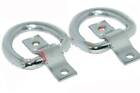 Pair Chrome Front Rear Bumper Pulling Towing Hooks Brackets For Willys Jeeps GEc