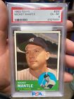 ~CENTERED VERY NICE BRIGHT SHARP PSA 6 TOPPS 1963 MICKEY MANTLE AWESOME LOOKING!