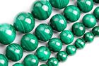 Genuine Natural Green Malachite Grade AAA Round Loose Beads 4/5/6/8/10/11-12MM