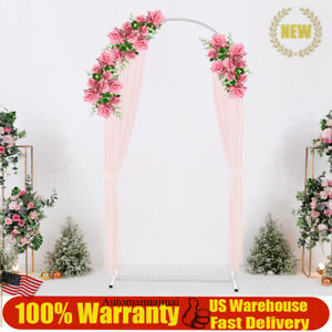 Metal Wedding Arch Frame Flower Balloon Rack Wedding Party Backdrop Stand NEW US
