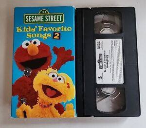 Sesame Street - Kids Favorite Songs 2 (VHS, 2001)