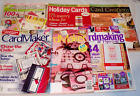 Lot 6 Craft Card Making Magazines CardMaker Paper Creations Holidays Papercraft