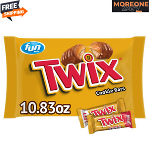 TWIX Fun Size Caramel Cookie Chocolate Candy Bars- 10.83 oz Bulk Candy Bag (NEW)