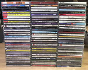 Lot 100 Used ASSORTED Music CDs Bulk Wholesale Original Cover Art NO DUPLICATES!