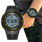 OHSEN 2001 Mens Electronic Digital Wrist Watch Dual Time Noctilucous Rubber Band