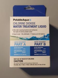 PotableAqua Chorine Dioxide Water Treatment Purification Liquid FIL