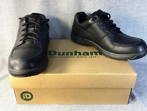 Dunham Windsor 8000 Men's Shoes Black Size 12D Leather Waterproof Slip Resistant