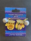 WDW 2015 Happy Holidays Grand Floridian Resort Mittens Pin Peter Pan LE 2000