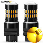 2X 3757A 3157 Turn Light Signal LED Amber Bulbs New for Chevy 2004~12 Colorado (For: MAN TGX)