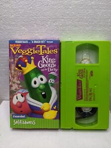 Vintage VHS VeggieTales - King George and the Ducky (VHS, 2000). Green Tape