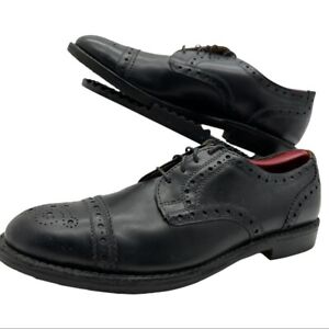 Allen Edmonds Mens 9 Whitney Cap Toe Oxford Dress Shoes Casual Leather Derby